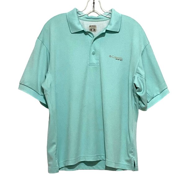 Columbia PFG Omni Shade Pullover Fishing Shirt S Green - Picture 1 of 7